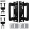 SURPOUF 3316882900 RV-Kühlschrank-Türgriff-Halter, schwarz, 2er-Pack, passend für Dometic Serie von Kühlschrank-Ersatzteilen DM2672, DM2682, DM2872, DM2882