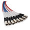 8 Way3-Pin Balanced XLR Male to 6.35mm / 1/4 TRS Loom Cable