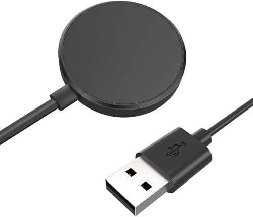 USB-A Magnetic Wireless Charging Cable for Samsung Galaxy Watch 6/5/4/3/Active 2/1, Fast Charging Compatible with Galaxy Watch 6 Classic/5 Pro/4 Classic