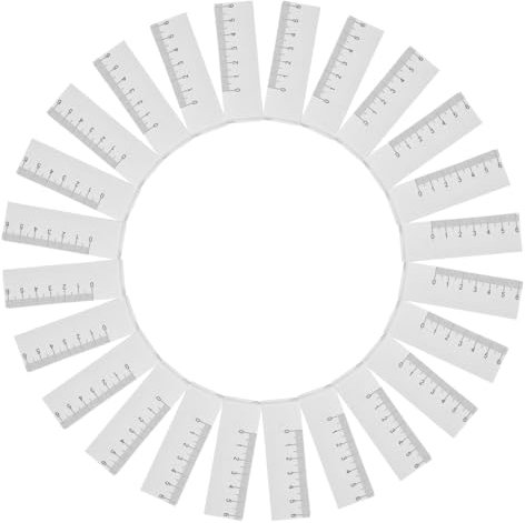 Angoily 1000 Stk 1 Meter langes Papiermaßband Glieder Mini papierklebeband wundversorgung abklebeband Linealband Maßband aus Papier neugeboren Lineal aus Papier Zollstock das Papier Kind