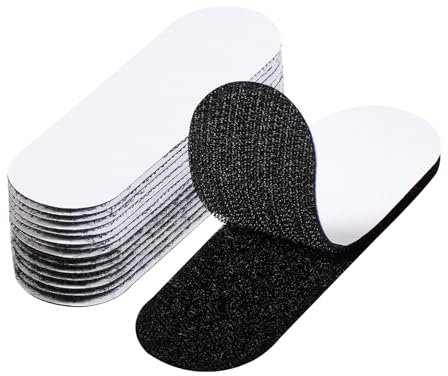 Blendura Feltro Adesivo Forte Biadesivo, 10 Pezzi 3 x 10 cm Autoadesivo Nastro a Strappo, Feltro Autoadesivo Stretch Adesivo per Pareti,Pavimento,Plastica,Vetri,Metalli