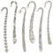 SUNNYCLUE 12 Stück 6 Stile Haken Lesezeichen Silbernes Haarnadel Lesezeichen Großpackung Legierung Retro Tibetisch Chinesischer Stil Blumenzweig Lesezeichen Beschläge Mit Loch Lesezeichen Rohling Zum