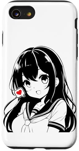 iPhone SE (2020) / 7 / 8 This Anime Kawaii Girl Illustration Novelty Graphic Designs Case
