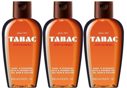 Tabac® Original I Value pack gel de ducha - Original desde 1959 - suave con la piel - con el aroma del original - notable sensación de frescor I 3x 200ml