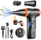 Compressed Air - Electric Air Duster, 50 mph 110000RPM Super Power Compressed Air Duster for PC/Computer/Blaster/Keyboard/Home, Variable Speed Cordless Canned Air Mini Dust Blower Quick Dusting