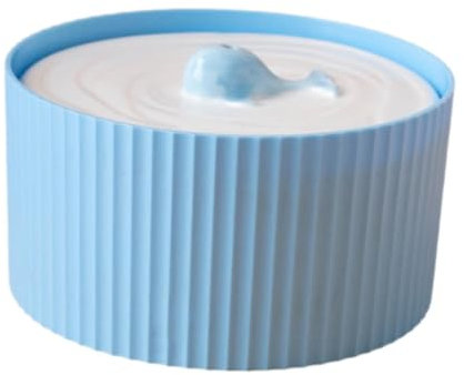 Fenteer Fontaine d'eau en Céramique pour Chat, Fontaine d'eau pour Animaux de Compagnie en Porcelaine pour