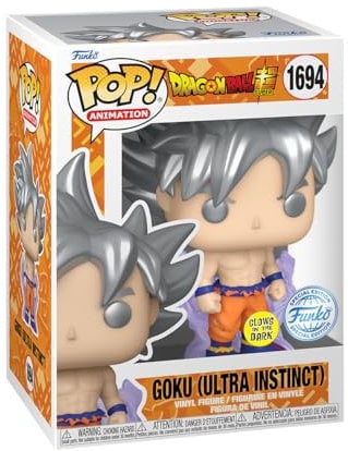 Funko Pop Goku (Ultra Instinct) Glows in The Dark Special Edition 1694