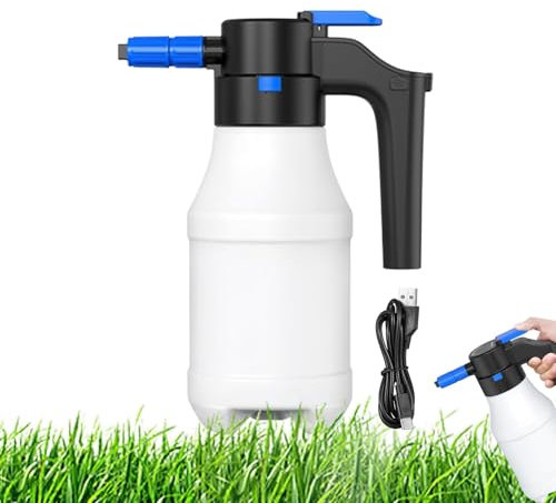 Car Foam Sprayer, High-Pressure Multi-Function Watering Can, Pulverizador De Espuma para Coche Eléctrico, Lavadora A Presión Recargable USB De 1,5 L, Electric Car Wash Foam Sprayer