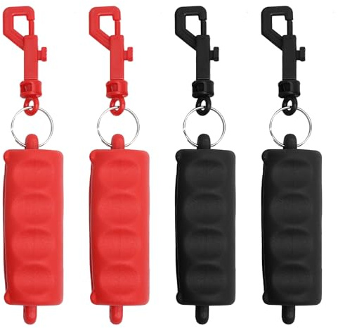 4 Piezas Extractor de Flechas Tirador de Flechas de Goma Tirador de Flechas de Tiro con Arco Herramienta de Tiro con Arco de Mano con Llavero Antideslizante para Tiro con Arco