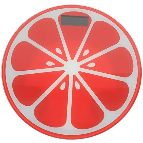 VALICLUD Digital Cartoon Elektronische Körperwaage im Obstdesign Form Präzise Anzeige für Gewichtskontrolle und Fitnessziele Sommerwaage