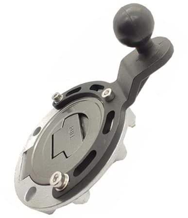 CLISPEED Sportkamera Halter Motorrad Ölverschlussdeckel Halterung Feste Smartphone Halterung mit Kugelgelenk Schwarz für Bike Mountainbike