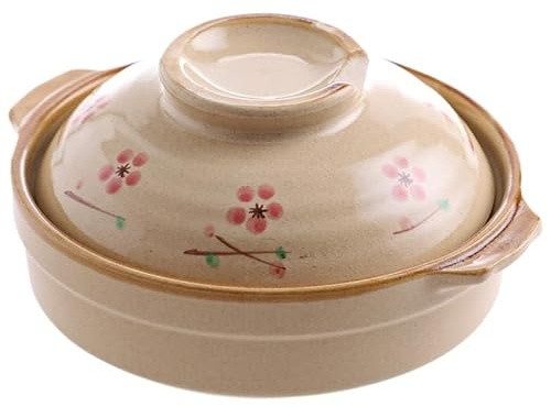 Schmortopf Suppentopf Crock Pot Kasserolle Keramiktopf Hochtemperaturbeständige Kochpfanne
