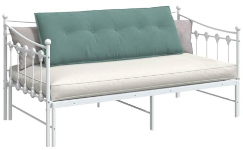 vidaXL Rücken Kissen Meergrün 140 x 50 cm Cordstoff