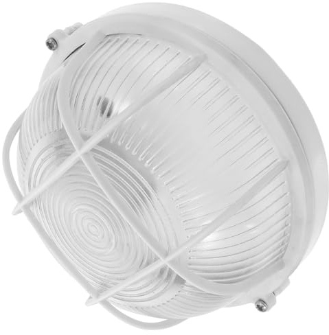 LIGIGWASH Saunalampe Hitzebeständig aus Glas und Druckguss Aluminium Transparent ohne Lichtblockade und Beschlagfrei für Sauna und Badezimmerbeleuchtung