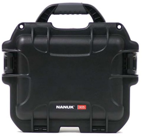 NANUK 905 Wasserdichter Hartschalenkoffer Mit Plüschschaumeinlage - Schwarz
