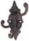 Esschert Design Patère Murale Pivotante Marron Antique 5,7 X 9,3 X 14,2 Cm
