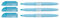 PILOT Frixion Light Pastellblau 3er-Set