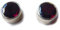 Granat Rhodolith facettiert Edelstein Ohrstecker 925er Echtsilberfassung Cabochons