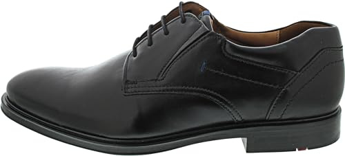 LLOYD Herren Schnürhalbschuhe KOS, Männer Businessschuhe,Derby,lose Einlage,Extraweit,Businessschuhe,Anzugschuhe,schnürung,SCHWARZ,46 EU / 11 UK