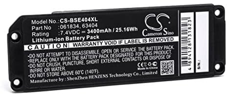 vhbw Battery Replacement for Bose 061834, 061384, 061385, 061386, 063287, 063404 for Loudspeaker (3400mAh, 7.4 V, Li-ion)