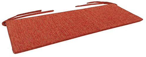 BFK Möbel Sitzkissen Bankkissen Bankauflage Sitzauflage 125 x 45 cm (Terracotta 85x45)