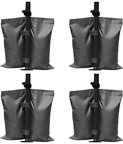 Boerni Gazebo Sand Bag, Heavy Duty Double-Stitched Weight Bags, Leg Weights for Pop up Canopy Tent Sun Shades, Umbrella (4 pack)