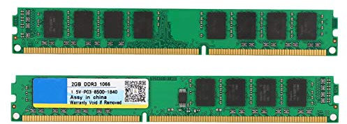 Annadue 2GB DDR3 1066MHz RAM, PC3-10600 240Pin Módulo de Memoria RAM para Computadora, Compatible con Intel/AMD Totalmente