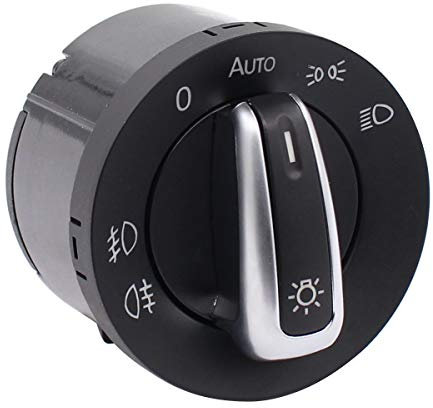 none branded Auto Scheinwerferschalter Drucktaste Schwarz manuell 1-Weg 1 stück 5ND941431B