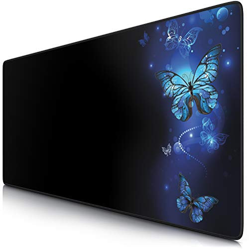 CSL - XXL Speed Gaming Mauspad Titanwolf 900 x 400mm - XXL Mousepad - Tischunterlage Large Size - verbessert Präzision und Geschwindigkeit