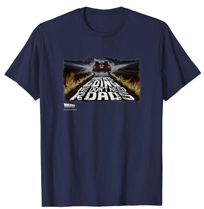 Back To The Future We Don't Need Roads DeLorean T-Shirt