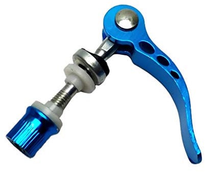 LA TALUS MTB Bike Quick Release Bicycle Seat Tube Clamp Front Rear Bicycle Wheel Hub for Road Bike, Mountain Bike, MTB, BMX Blue