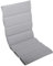 LILENO HOME Gartenstuhl Auflagen als [1er Set - Hochlehner] in Silber - Bequeme Liegen als Sitzauflagen für Gartenmöbel - Stuhlkissen für Gartenstühle und Klappstühle