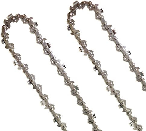 Arpisziv Cadenas de motosierra de 16 pulgadas 3/8 LP calibre .050 pulgadas, 56 eslabones de transmisión para Ore-gon Echo Poulan Ryobi Craftsman Poulan (paquete de 2)