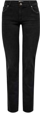 ONLY Female Slim Fit Jeans ONLALICIA Mittlere Taille Gerade geschnitten Jeans