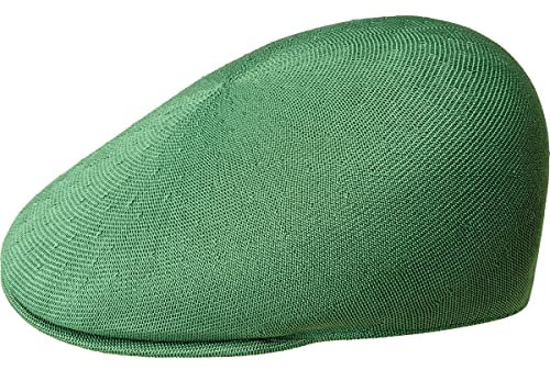 Kangol Seamless Tropic 507 Flatcap Schirmmütze Schiebermütze Damen/Herren - mit Schirm Frühling-Sommer Sommer - L (58-59 cm) grün