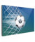MuchoWow© Leinwand Bilder 90x60 cm Wanddeko Wohnzimmer Aesthetic Room Decor Deko Zimmer Wandbilder Modern Bild auf Leinwand Kinderzimmer - Fußball - Netz - Jungen - Jungs