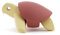 Halftoys - 479-06 - Meeresschildkröte, Puzzletier zum zerlegen, mit Skelett, 8cm x 4,2cm x 8,2cm, grün, Ocean Friends