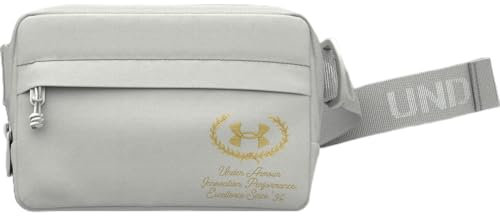 Under Armour Loudon Crossbody Hüfttasche für Erwachsene, Unisex, (114) White Clay/Metallic Gold, One Size, Loudon Crossbody Hüfttasche