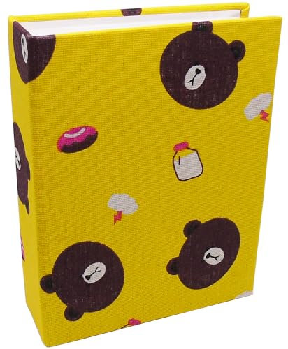 Dankeler Kleines Fotoalbum für Kinder, 100 Taschen, 10 x 15 Bücherregal-Baby-Bilderalbum, Einsteck-Fotobuch mit Leineneinband für die Familie(Tragen)