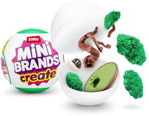 Mini Brands Create Garden Capsule von ZURU, Überraschungsspielzeug mit Minis zum Sammeln, Blindverpackung, DIY (1 Kapsel), Muttertagsgeschenk