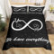 Du und Ich Bettwäsche 135x200 Kuschelig Weiche Microfaser 3D Druck Schwarze und Weiße Streifen Bettwäsche-Sets Romantisch Bettbezug + 2 Kissenbezug 80x80 mit Reißverschluss a2815