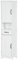 kleankin Columna de Baño Mueble de Baño con 2 Puertas 1 Cajón Estante Abierto y Estantes Ajustables Antivuelco 40x30x164 cm Blanco