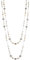 FULU AUTUMN Lange Perlenkette Damen Silber Schwarz Statement Kette Modeschmuck Kett Lang Vintage Schmuck Geburtstag Geschenke für Frauen(Gold)