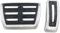 LZZDZSSL Bremse Pedalkappen für Audi A4 B8 / S4 / RS4 2008-2015,Autopedale Edelstahl Auto Gas Bremspedal Auto Innere Zubehör