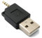 System-S Adattatore audio USB 3,5 mm jack maschio a 2.0 tipo A, cavo AUX in nero