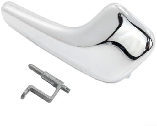 Floweringbeter Poignée de porte intérieure de rechange pour Opel Corsa D (2006 2014) chromée, compatible avec le côté droit OEM 13297814