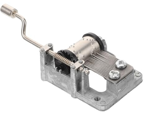 UPKOCH Handkurbel Spieluhr Mechanismus Ersatzteil Diy Musikbox Bewegung Handbetriebener Mechanischer Musikspielmechanismus Für Selbstgemachte Spieldose Geeignet