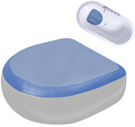 Bathtub Cushion, Inflatable Spa Booster Seat, Portable Hot Tub, Weighted Non-Slip Design, Quick-Dry Pvc Material, Blue Bath Pillow, Ideal for Bathroom and Relaxation