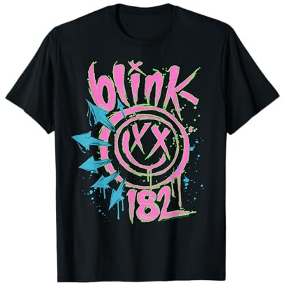 Blink 182 Neon Rock Music Band T-Shirt