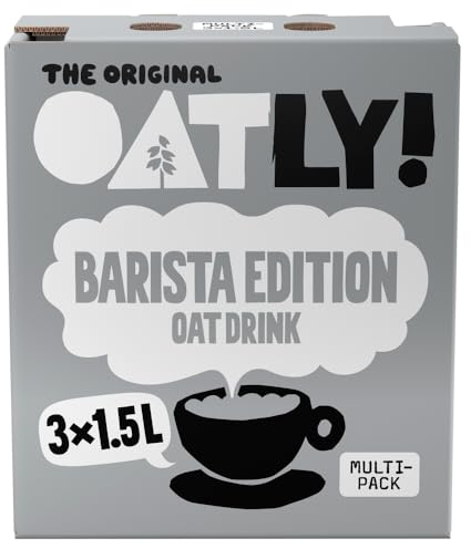 Oatly Oat Drink Barista Edition, 3 x 1.5L